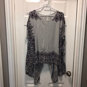 Free people printed tee